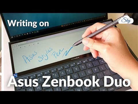 Asus Pen Stylus - writing on Asus Zenbook Duo (UX482) - compared to Samsung Galaxy sPen