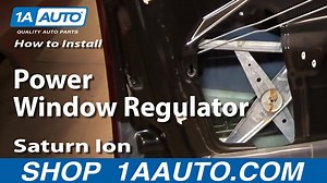 How to Replace Front Window Regulator 2003-07 Saturn Ion