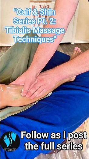 "Calf & Shin Series Pt. 2: Tibialis Massage Techniques for FAST Relief 🦵🔥"