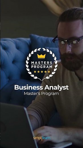 Business Analyst Certification Course | Business Analysis Course | #Shorts | Simplilearn