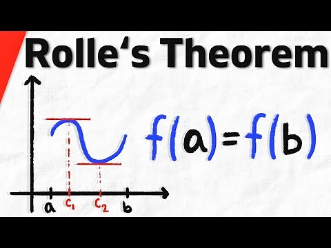 Rolle's Theorem Explained (with proof) | Calculus 1