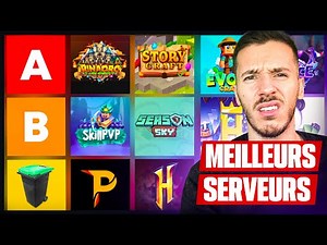 LES MEILLEURS SERVEURS MINECRAFT de 2022 (crack & premium)