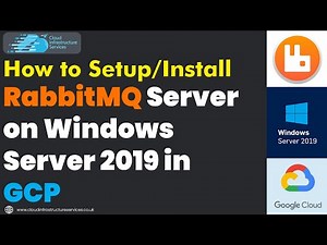 How to Setup/Install RabbitMQ Server on Windows Server 2019 in GCP