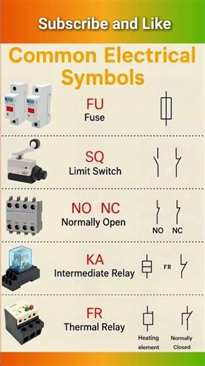 common electrical symbols