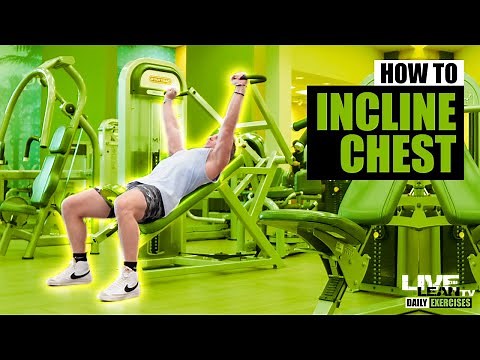 How To Do A MACHINE INCLINE CHEST PRESS (Star Trac) | Exercise Demonstration Video and Guide
