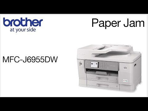 Paper jam errors MFCJ6955DW