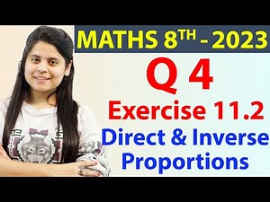 Q 4 - Ex 11.2 - Direct and Inverse Proportions - Chapter 11 - Maths Class 8th - NCERT, 2023
