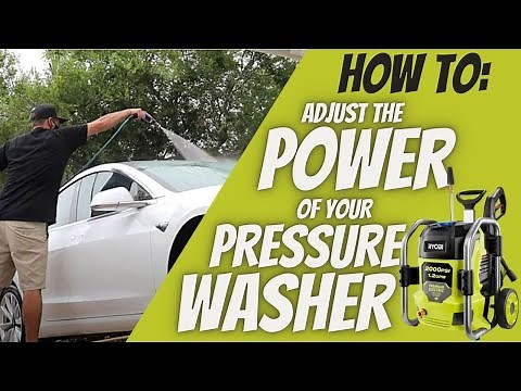 HOW TO Adjust the PSI and GPM of your Pressure Washer