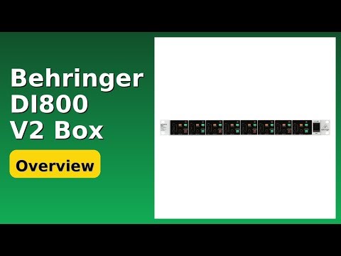 REVIEW (2025): Behringer DI800 V2 Box. Features.