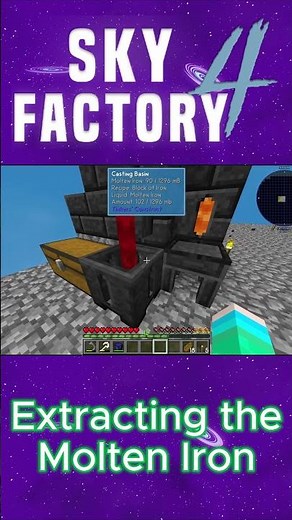 Pouring UNLIMITED Iron in Sky Factory 4!!!