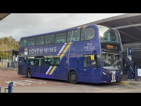 6: First Glasgow ADL Enviro 400 Trident II 33919 (SN61 BEY)