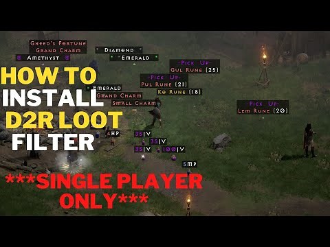 [Guide] Diablo 2 Resurrected(D2R) Loot filter Showcase and How to Install it.SINGLE PLAYER ONLY!!!!!