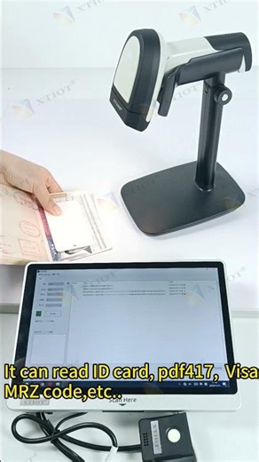 XTIOT XT6202MRZ ID MRZ Reader Scanner Machine Scan Identity Card