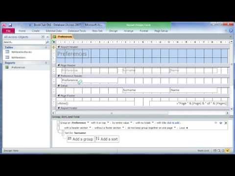 03 Group Headers and Footers