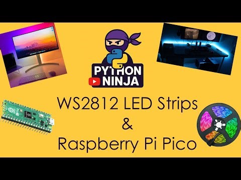 Program LED strips using a Raspberry Pico