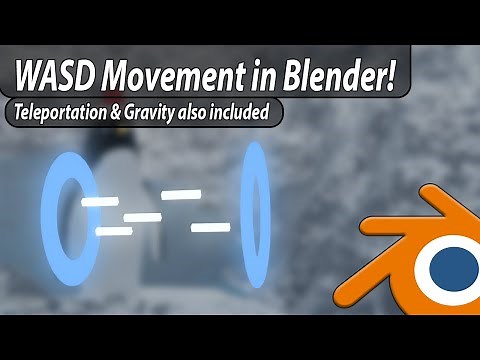 WASD Movement In Blender! (Teleport Also Available)