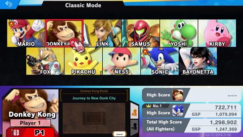 SSBU classic mode - Pikachu