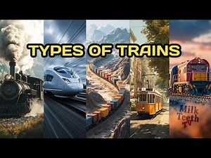 11 Types of Trains Explained with examples 🚆 | From Steam to Maglev