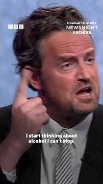 Matthew Perry debates addiction with Peter Hitchens.