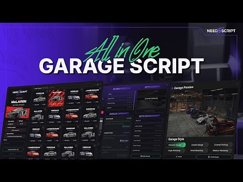 Advanced FiveM Garage Script - Complete Vehicle Management Solution (QBCore, ESX, QBox)