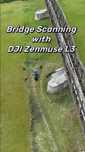 Bridge Scanning with DJI Zenmuse L3 🌉 High-Accuracy LiDAR Point Cloud Mapping 🎬 ‪@UROBGmbH‬