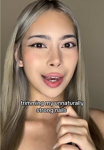 Trimming My Unnaturally Strong Curved Nails