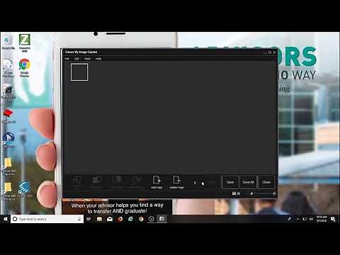 How to scan a document and attach as a PDF in email