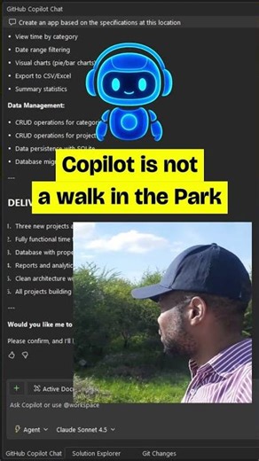 Can I Take a Walk - While GitHub Copilot Works | Visual Studio 2026 #githubcopilot
