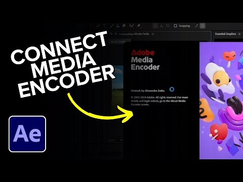 How to Connect Adobe Media Encoder to After Effect