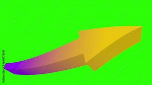 illustration of a arrow Stock Video