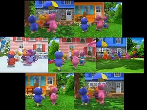 All 7 The Backyardigans Endings Played At Once (Includes/We Love Snow End Song)
