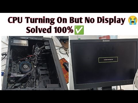 How To Fix Computer No Display OR No Signal on Monitor|How To Fix Computer Turning On But No Display