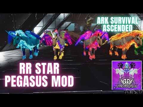 RR STAR - PEGASUS MOD ARK SURVIVAL ASCENDED (SPAWN COMMANDS)
