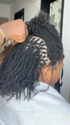 How to Retie Micro locs like a Pro #braids #haircare #locs #hairstyle
