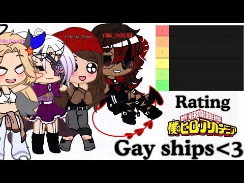 MHA gay ship tier list | @Celestyburger @YurisUniverse @Mia_noodle