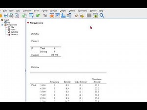 Three different ways to calculate a variable's variance with SPSS
