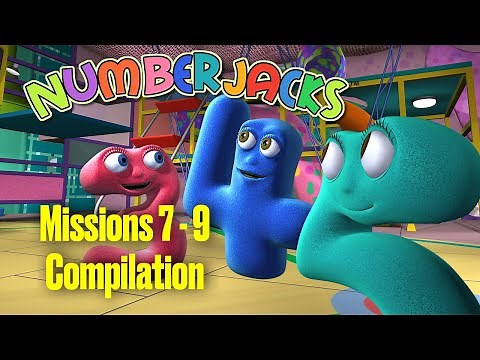 Numberjacks Missions 7 To 9 Compilation | Numberjacks