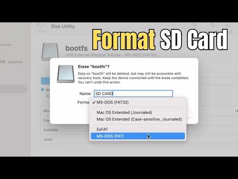 How To Format SD Card On Mac Air M3
