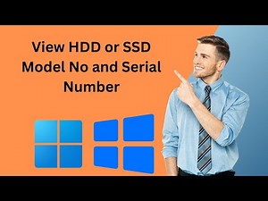 How to View HDD or SSD Model No and Serial Number in Windows 11 or 10 using Command Prompt?