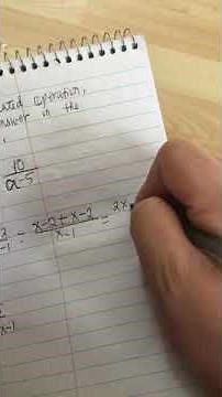 Perform the indicated operation, express your answer in the simplest form