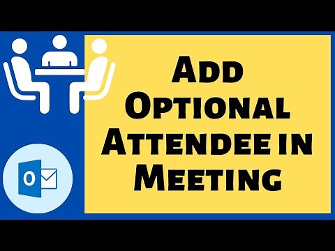 How To Add Optional Attendees in Outlook?