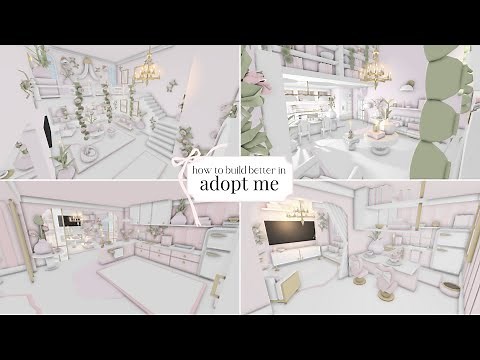 how to make a cute houses in roblox adopt me I building hacks & tips ♡