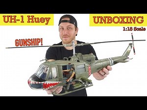 1:18 scale Huey “Gunship” UH-1