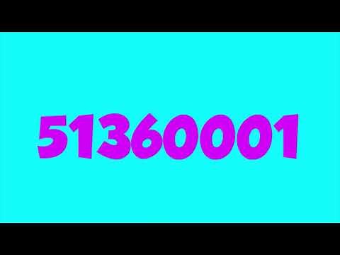 Colorful Numbers 1 to 100 Million!