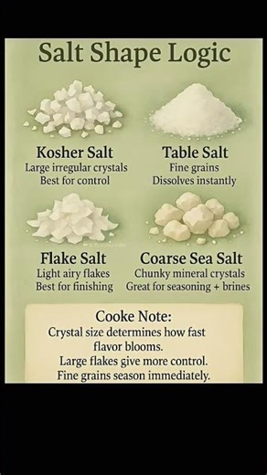 Salt Shape Logic - Which Salt to Use & Why #shorts