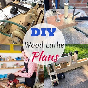 20 Homemade DIY Wood Lathe Plans - DIYnCrafty