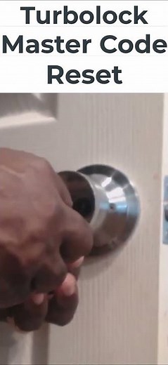 TurboLock Master Code Reset 0123# How To Reset Your Master Coded