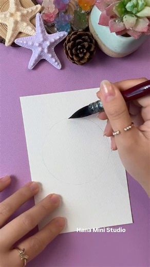Beautiful Idea for Christmas Card | Hana Mini Studio
