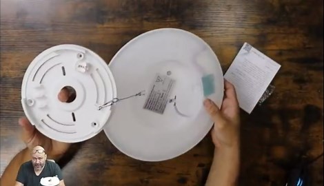 Motion Sensor Ceiling Light Wired - 12 Inch Motion Activated Flush Mount Lighting Fixture - 24W LED Ceiling Light for Closet, Hallway, Porch, Laundry, Garage, Basements - 5000K White