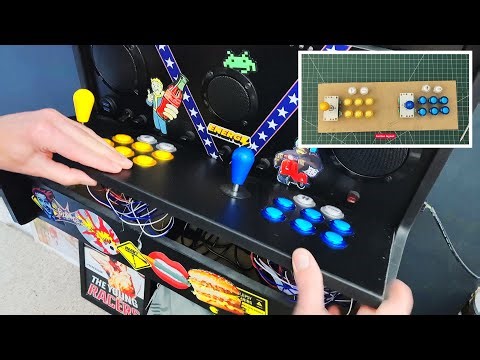 DIY Arcade Joystick Build - SPED UP video from beginning to end